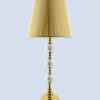 lampshade 2 | آباژور رومیزی سرامیکی سفید طلایی مدل نکسوس
