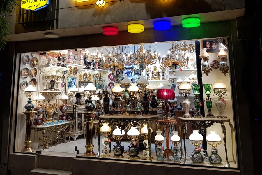 Lampshade shopping centers 08 min | 12 مرکز خرید آباژور در تبریز - فروشگاه های آباژور