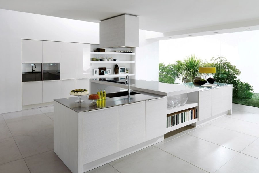 طراحی و دکوراسیون آشپزخانه سفید