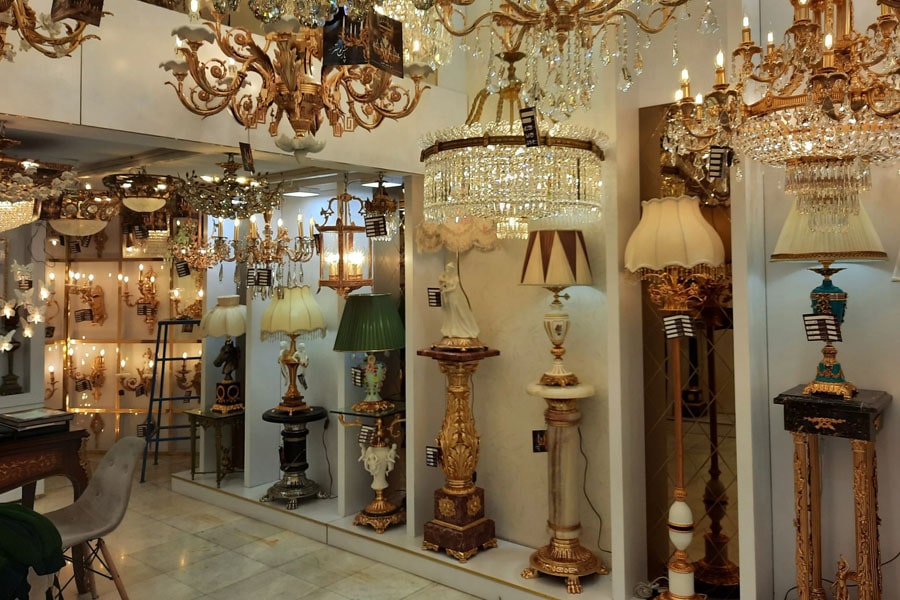 Lampshade shopping center in Isfahan 09 min | 10 مرکز خرید آباژور در اصفهان - فروشگاه‌های آباژور